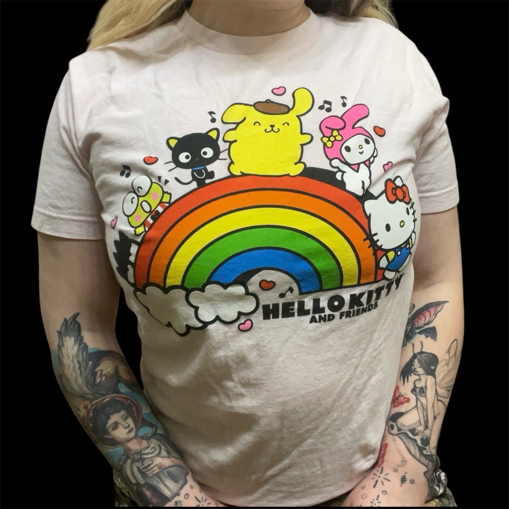 hello kitty and friends t-shirt